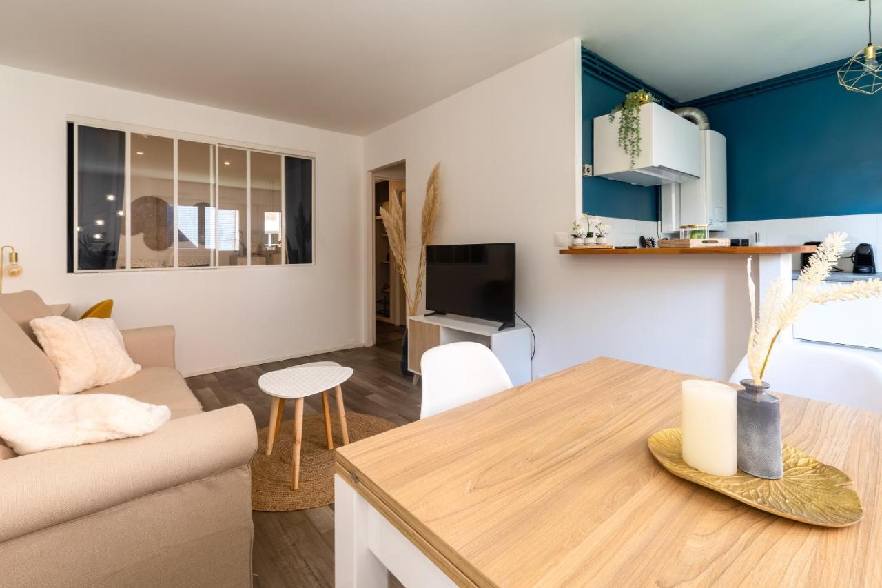 Hygge - Superbe Apt Renove Rouen Gare Avec Parking Privatif Apartment ภายนอก รูปภาพ