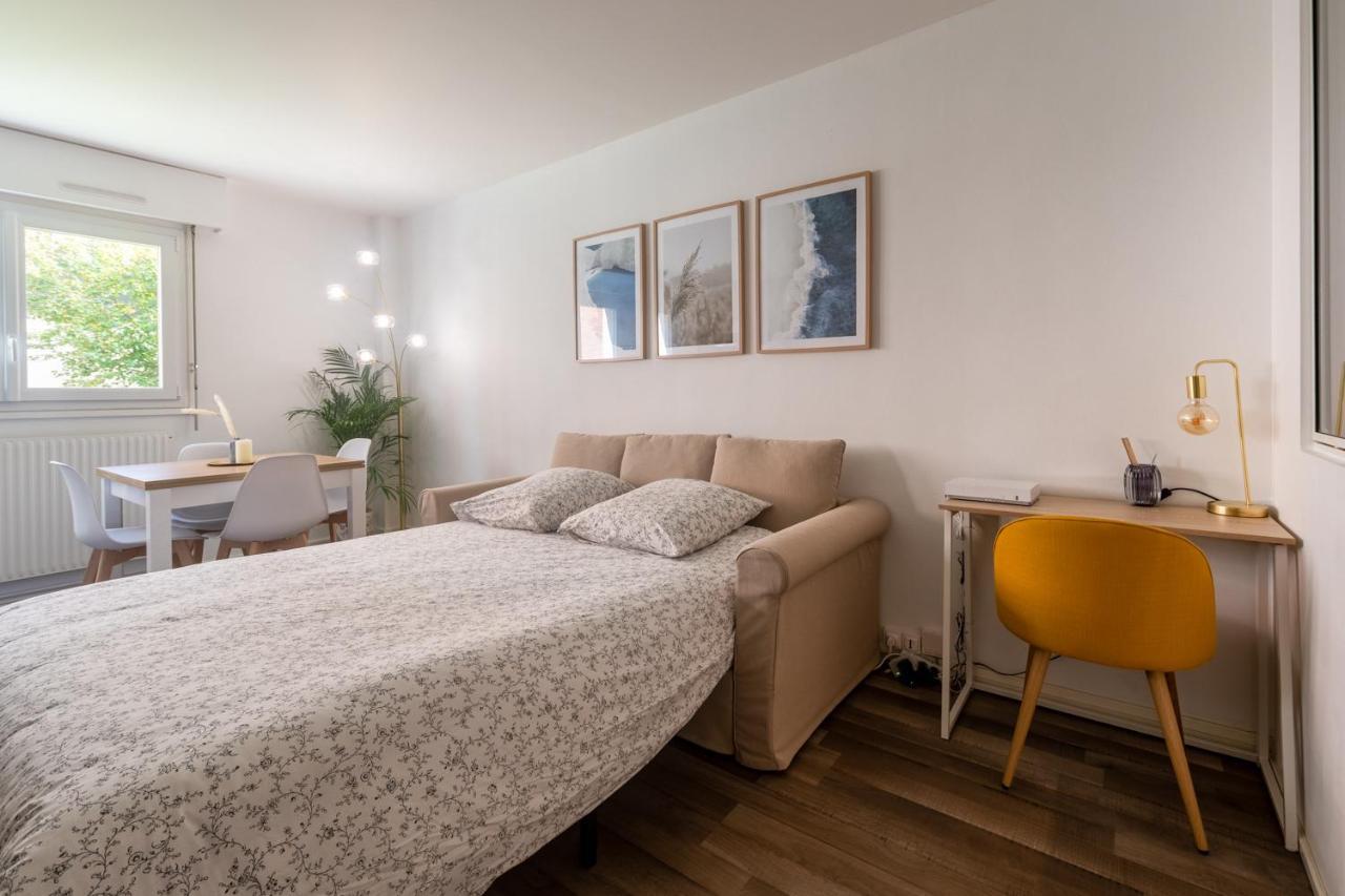 Hygge - Superbe Apt Renove Rouen Gare Avec Parking Privatif Apartment ภายนอก รูปภาพ