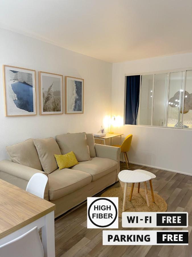 Hygge - Superbe Apt Renove Rouen Gare Avec Parking Privatif Apartment ภายนอก รูปภาพ